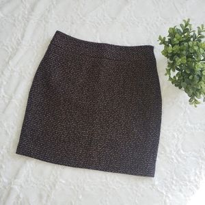 Loft tweed textured pencil skirt